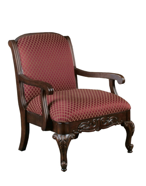 3177 Greyson Living Stetson Carved Red Accent Chair $232