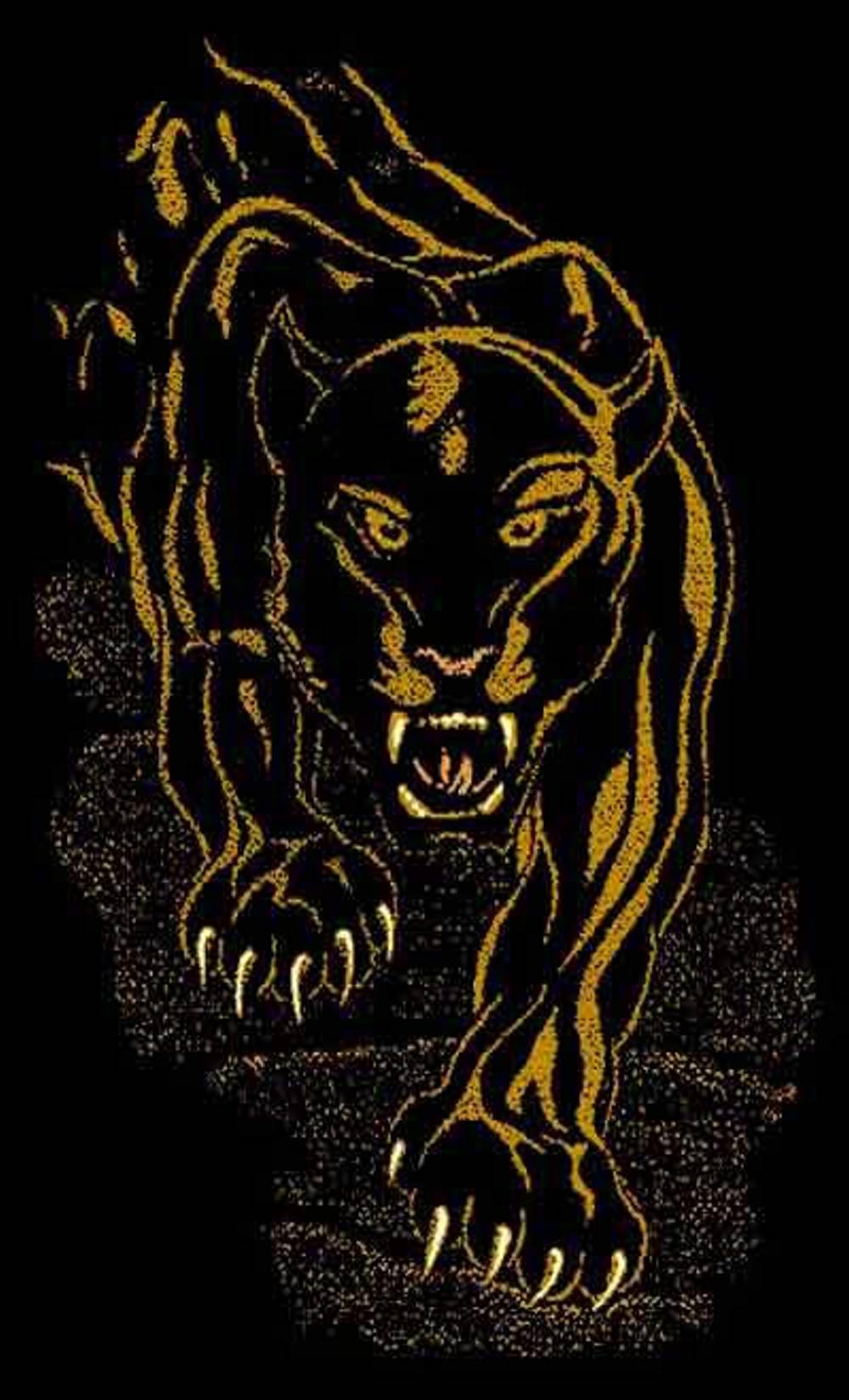 Night Panther Area Rug $59.9