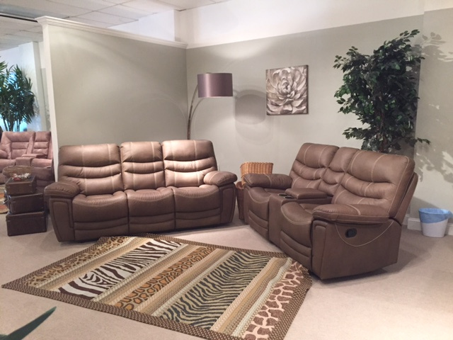 2038 Motion Sofa and Console Loveseat and Rocker Recliner $1559