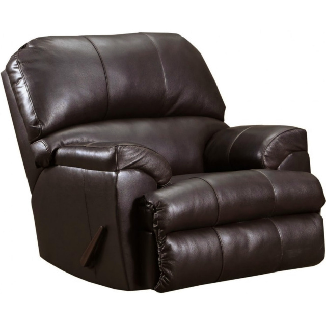 14010 LEATHER Touch Recliner in Soft Touch Bark $779.99