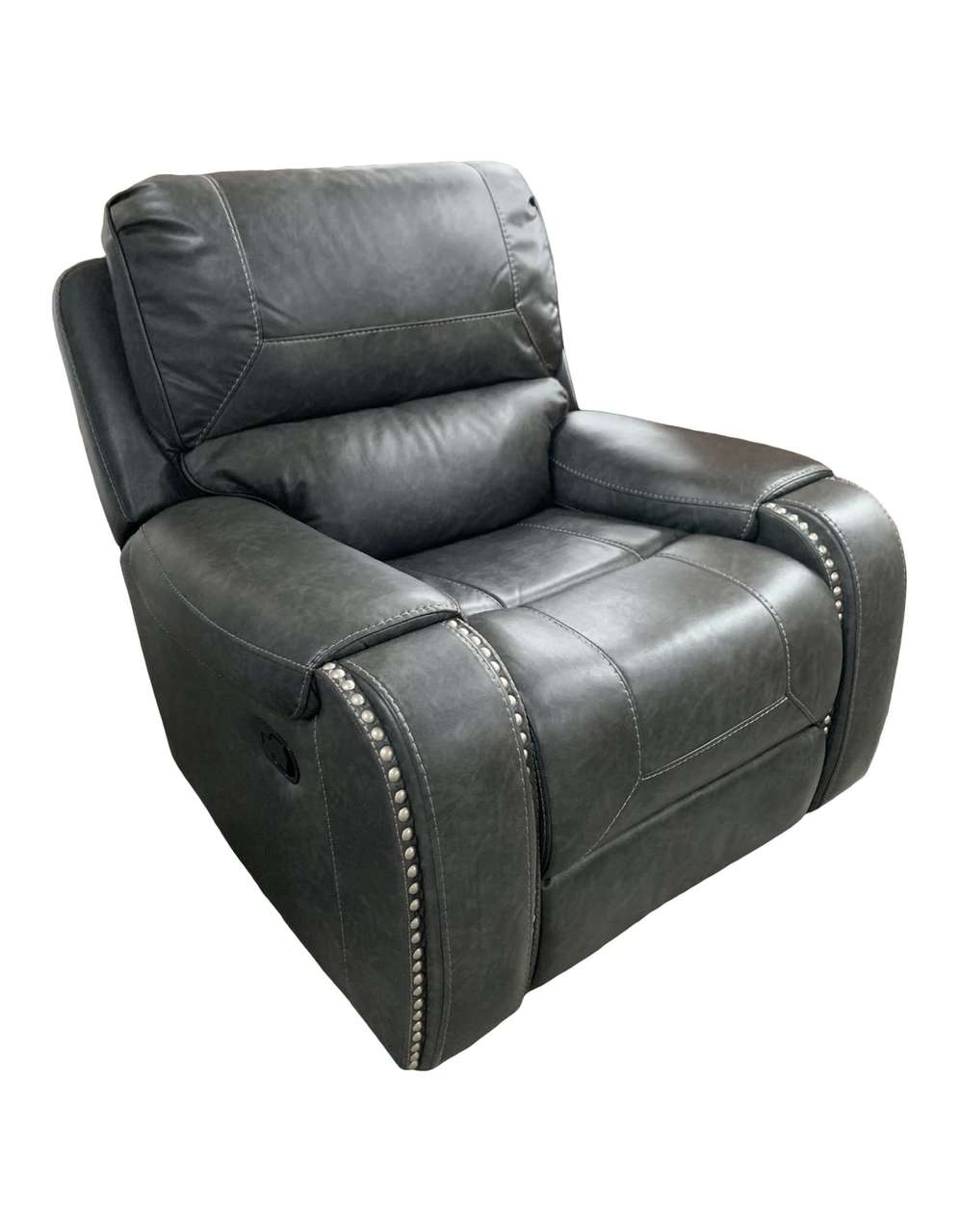 69503 Swivel Glider Recliner: Avalanche Charcoal $479