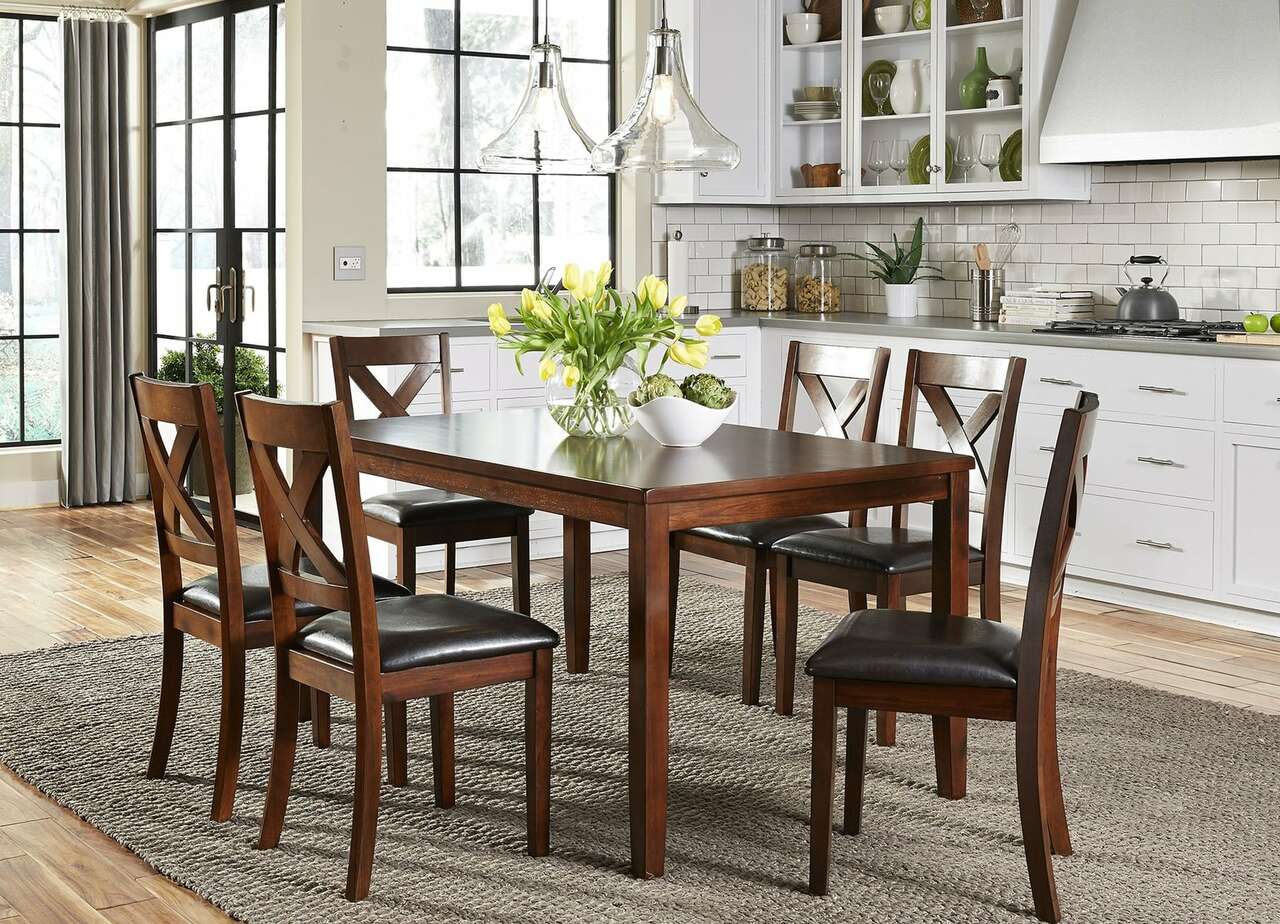 164 Rectangular Table & 6 Side Chairs $1015.99