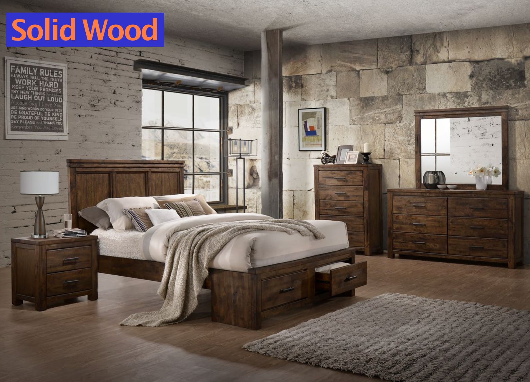 6377 Harrison Storage 5 Piece Suite $2195