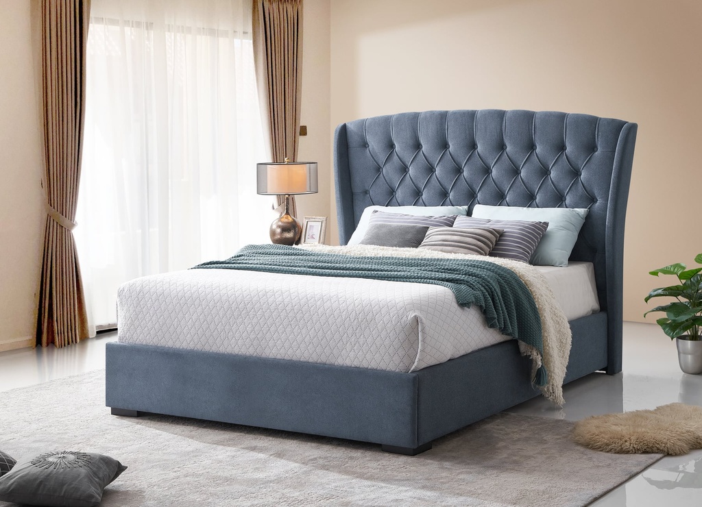 9431 King Upholstery Bed: Enjoy / Ocean $619