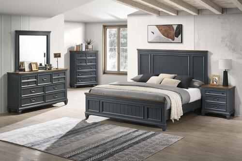 8309 Blue/ Grey Queen Bedroom Collection $1885