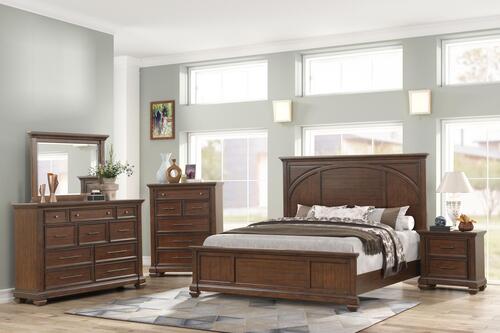 8418 Walnut King Bedroom Collection $1895