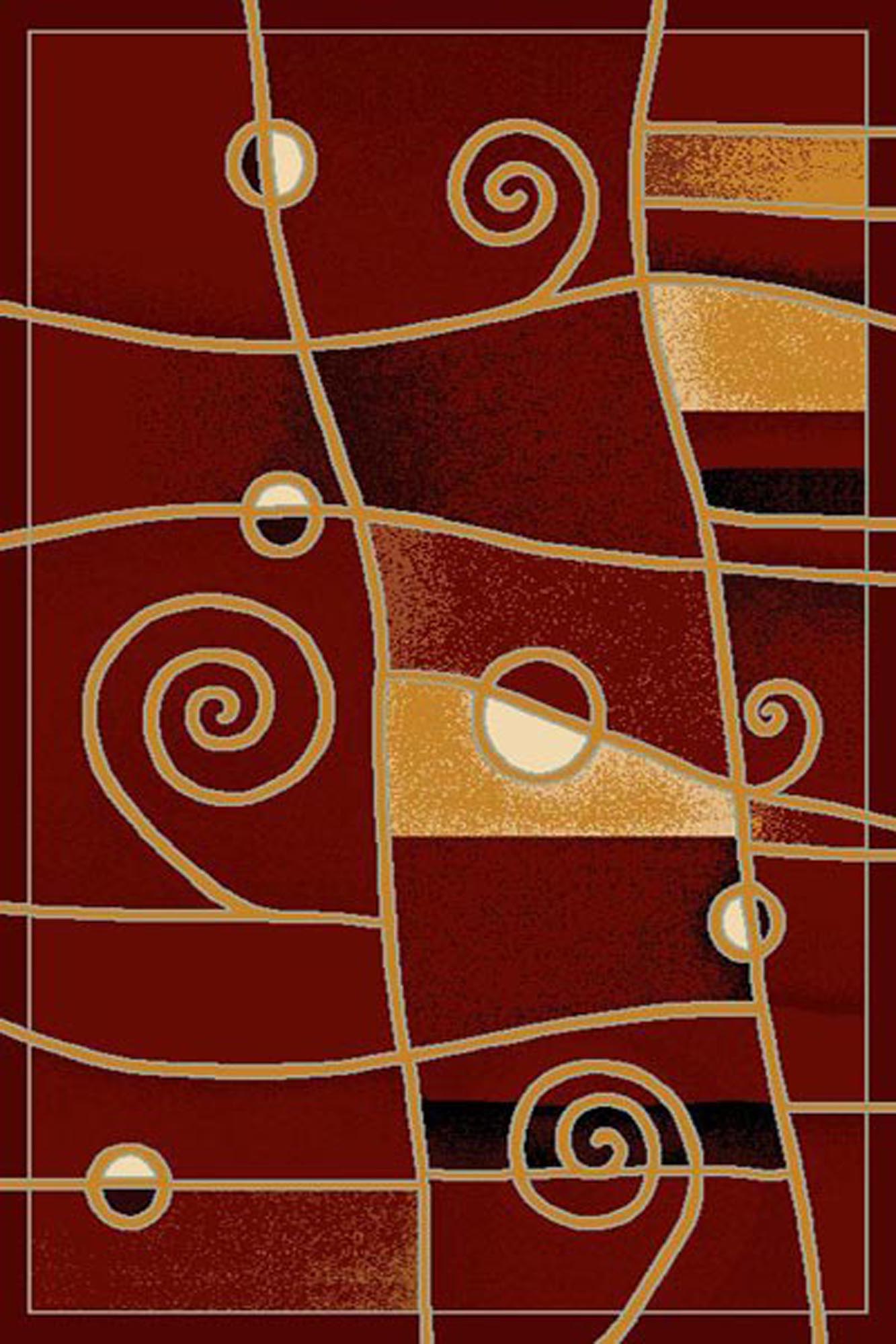 Gallery Burgundy Area Rug <br>5’ x 7’ $69