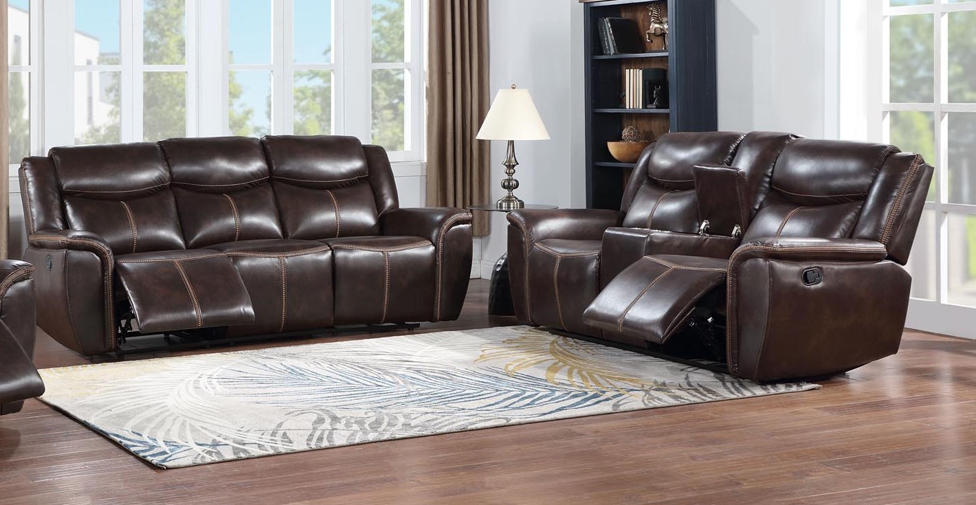 81743 Marisol Chocolate Motion Living Room Set $1759