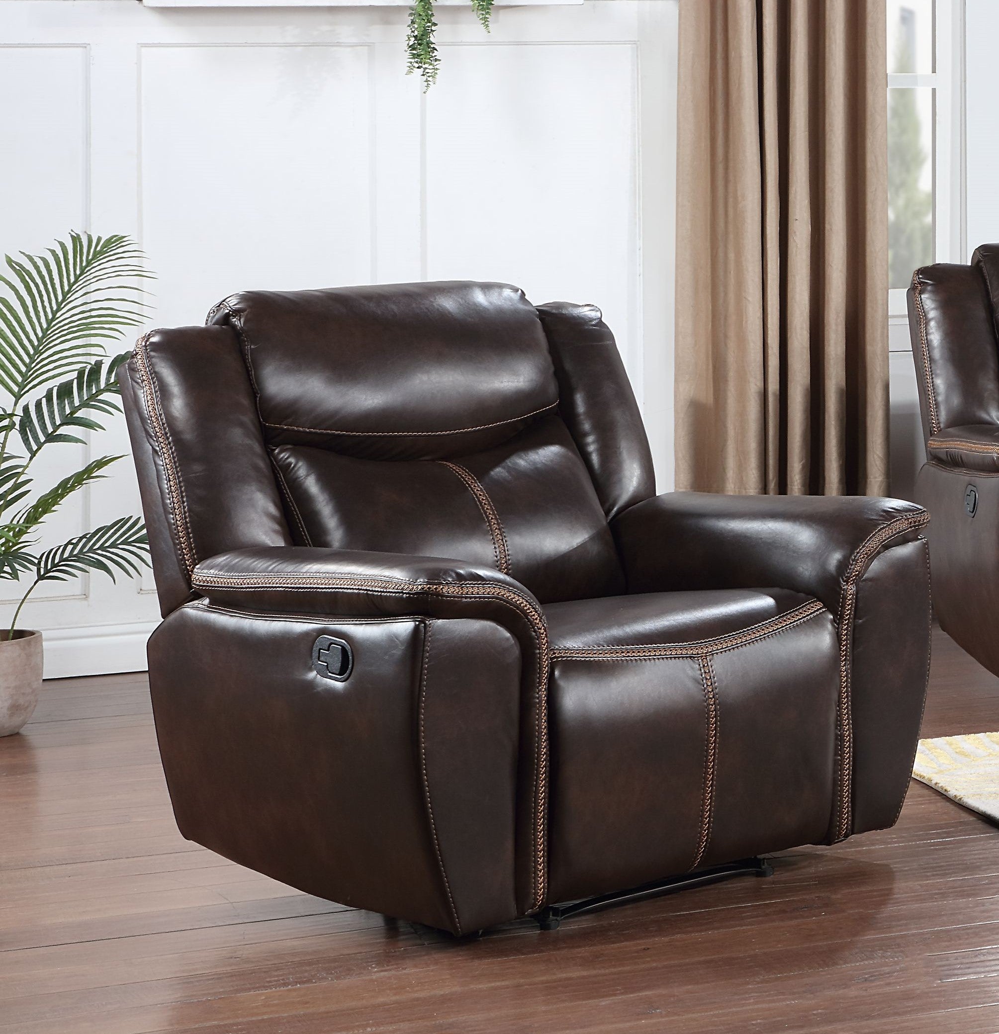 81743 Marisol Chocolate Motion Recliner $549